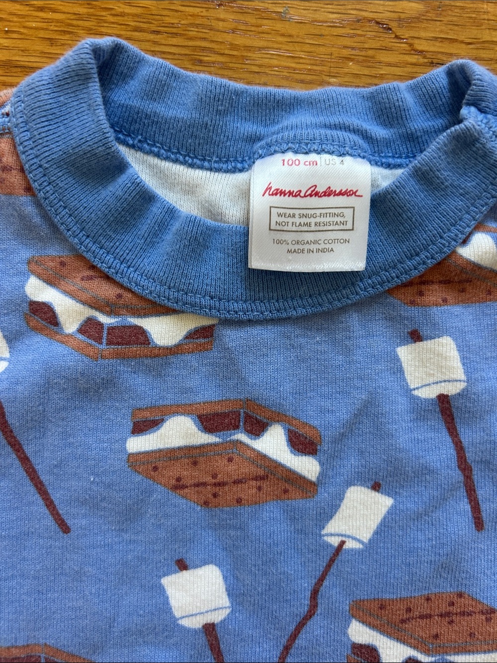Hanna Andersson organic s’mores pajamas - Picture 3 of 4
